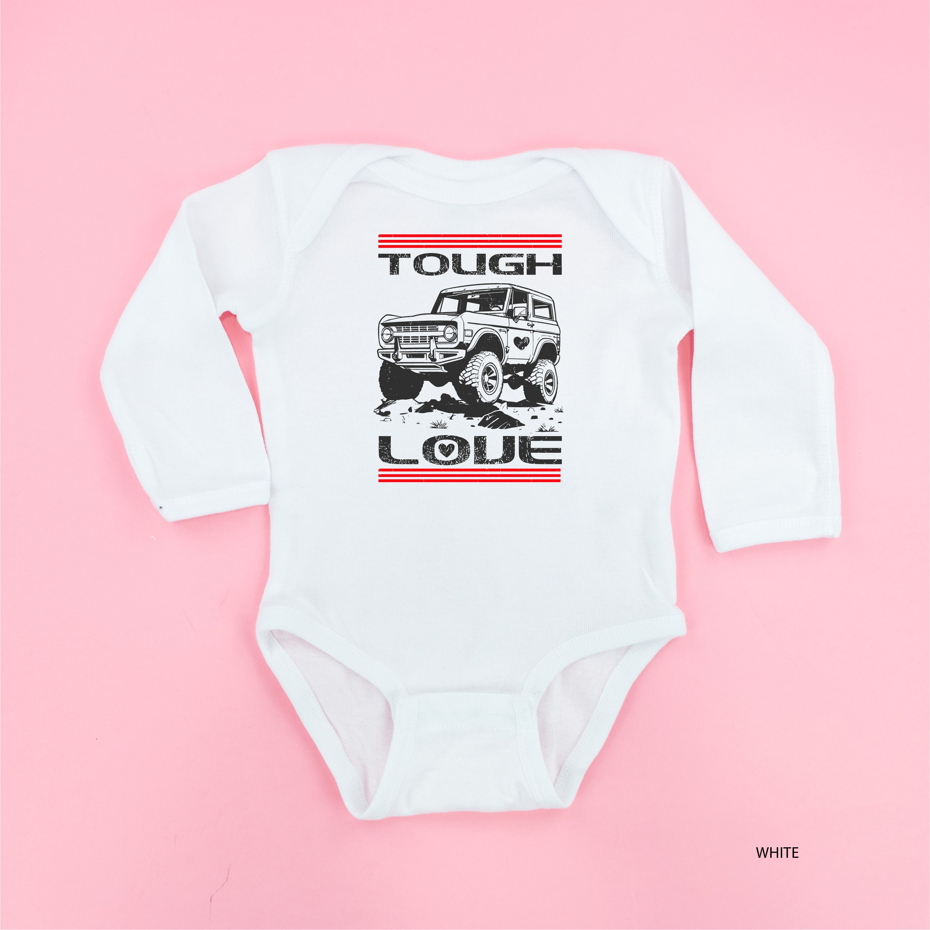 Tough Love Bronco - Child Long Sleeve Tee Little Mama Shirt Shop
