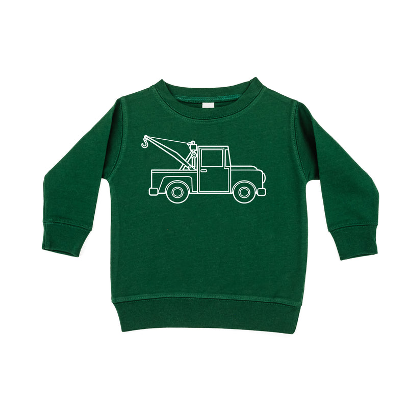 TOW TRUCK - Minimalist Design - Child Sweater