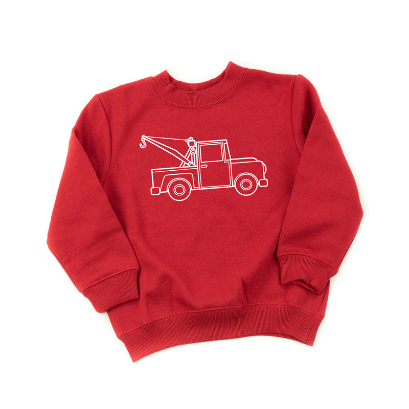 TOW TRUCK - Minimalist Design - Child Sweater