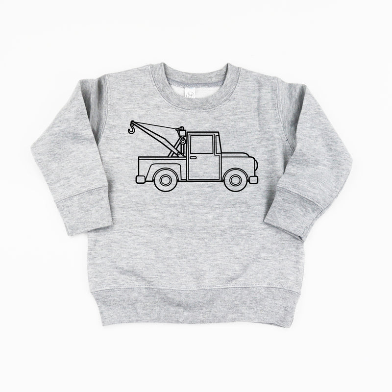 TOW TRUCK - Minimalist Design - Child Sweater