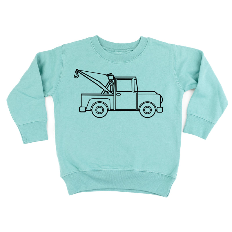 TOW TRUCK - Minimalist Design - Child Sweater