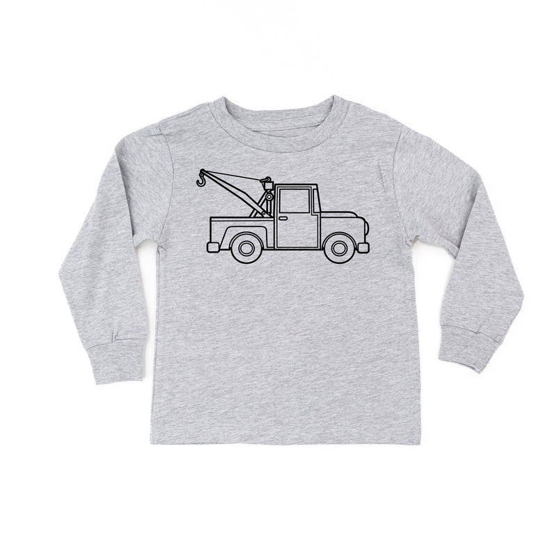 TOW TRUCK - Minimalist Design - Long Sleeve Child Shirt