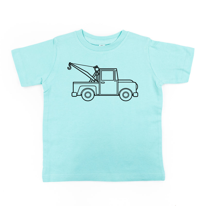 TOW TRUCK - Minimalist Design - Short Sleeve Child Shirt