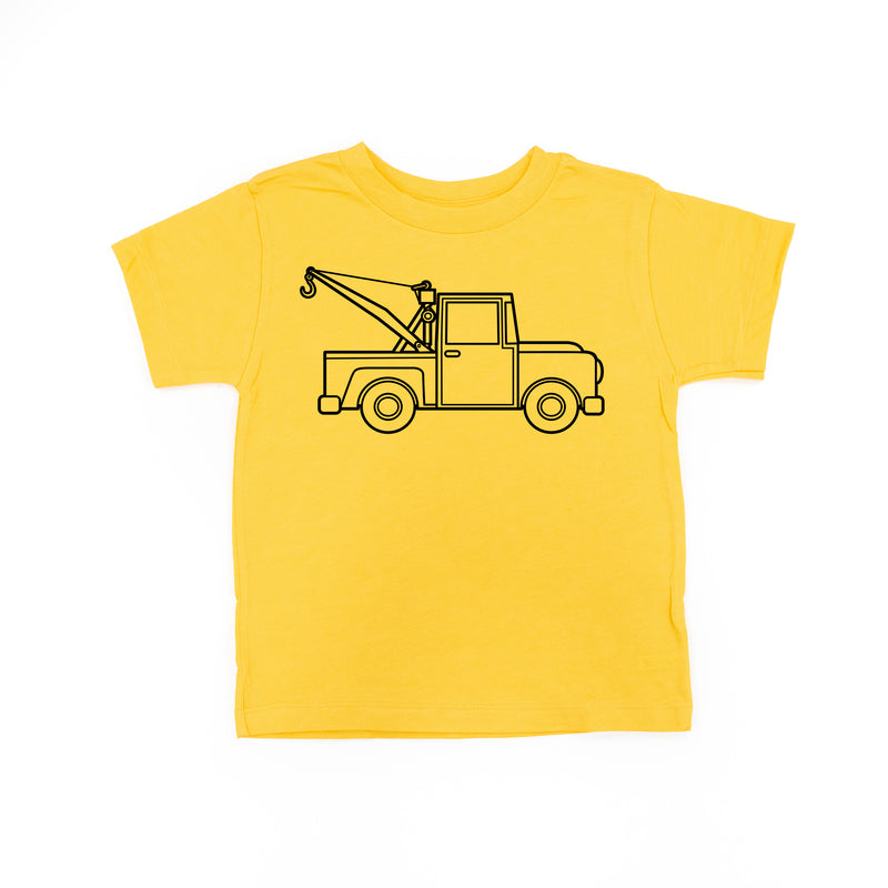 TOW TRUCK - Minimalist Design - Short Sleeve Child Shirt