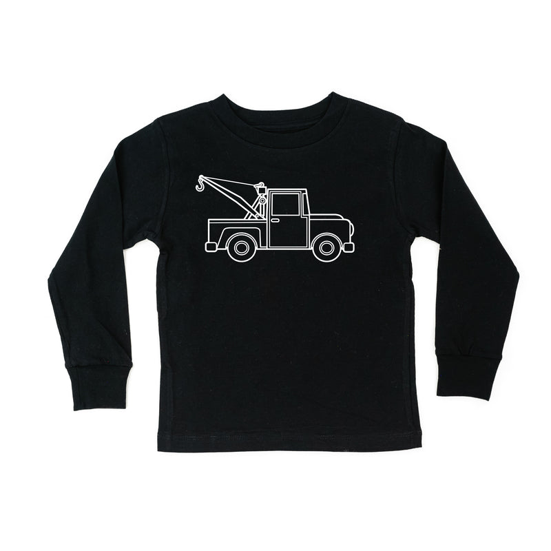 TOW TRUCK - Minimalist Design - Long Sleeve Child Shirt