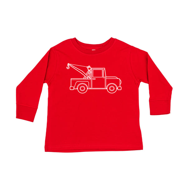 TOW TRUCK - Minimalist Design - Long Sleeve Child Shirt
