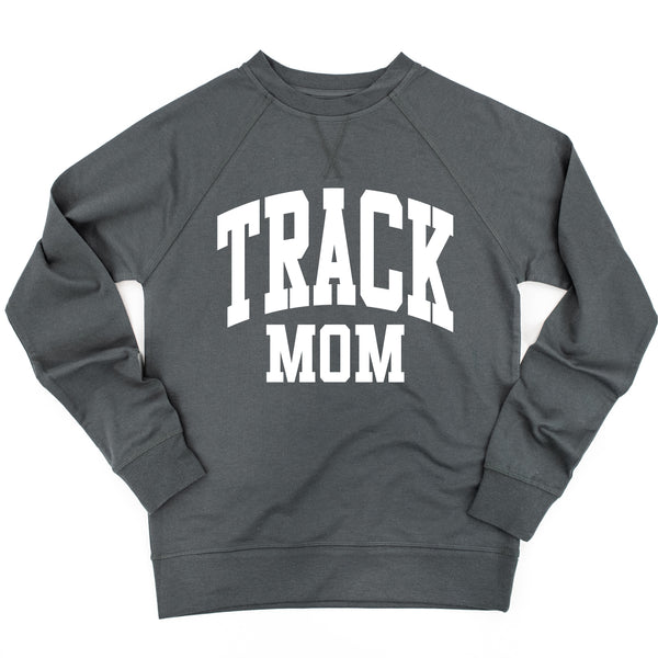Varsity Style - TRACK MOM - Lightweight Pullover Sweater