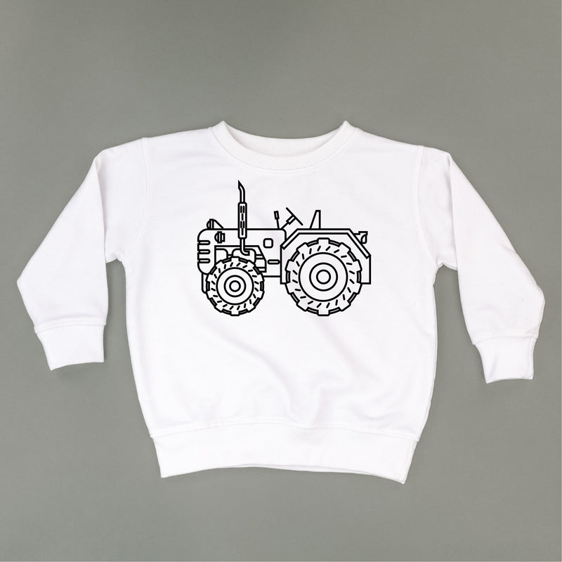 TRACTOR - Minimalist Design - Child Sweater