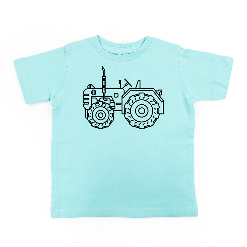 TRACTOR - Minimalist Design - Short Sleeve Child Shirt