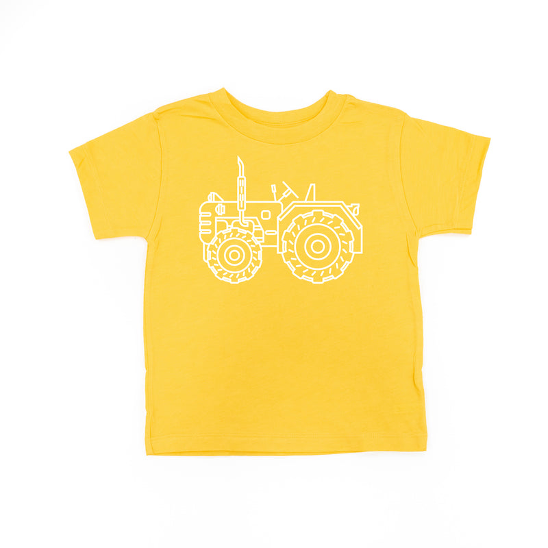 TRACTOR - Minimalist Design - Short Sleeve Child Shirt