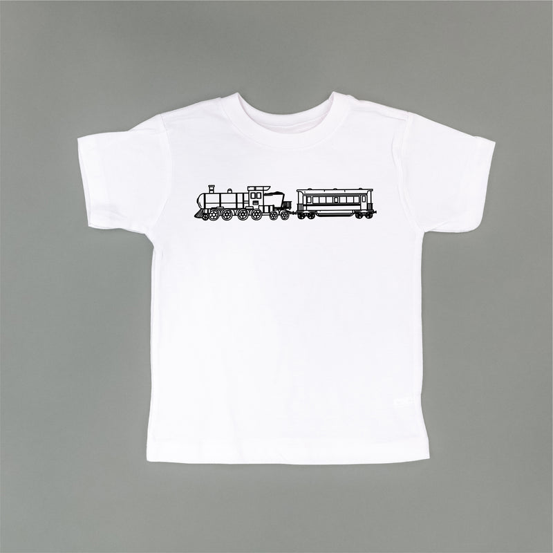 TRAIN - Minimalist Design - Short Sleeve Child Shirt