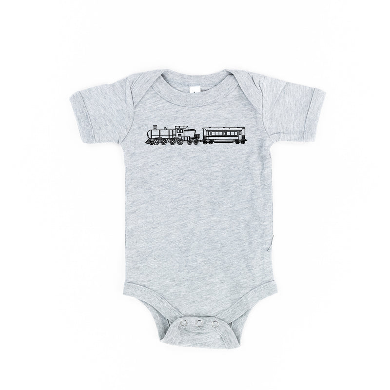 TRAIN - Minimalist Design - Short Sleeve Child Shirt