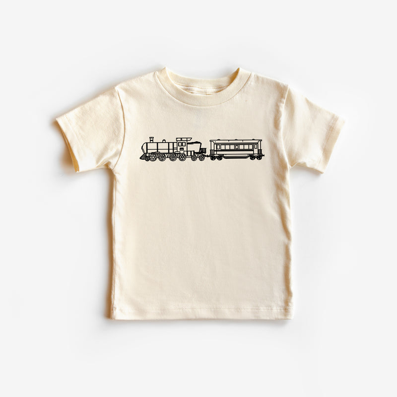 TRAIN - Minimalist Design - Short Sleeve Child Shirt