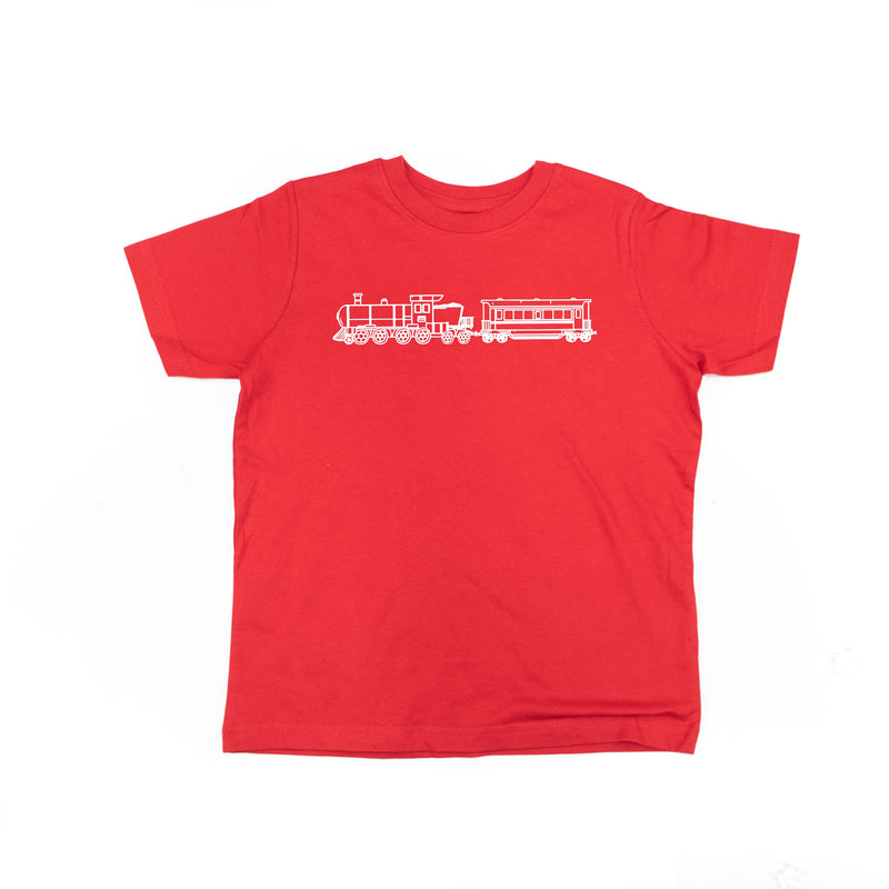 TRAIN - Minimalist Design - Short Sleeve Child Shirt