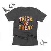 Trick or Treat (PINK/ORANGE) - Unisex Tee Little Mama Shirt Shop