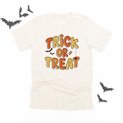 Trick or Treat (ORANGE/YELLOW) - Unisex Tee Little Mama Shirt Shop