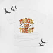 Trick or Treat (ORANGE/YELLOW) - Unisex Tee Little Mama Shirt Shop