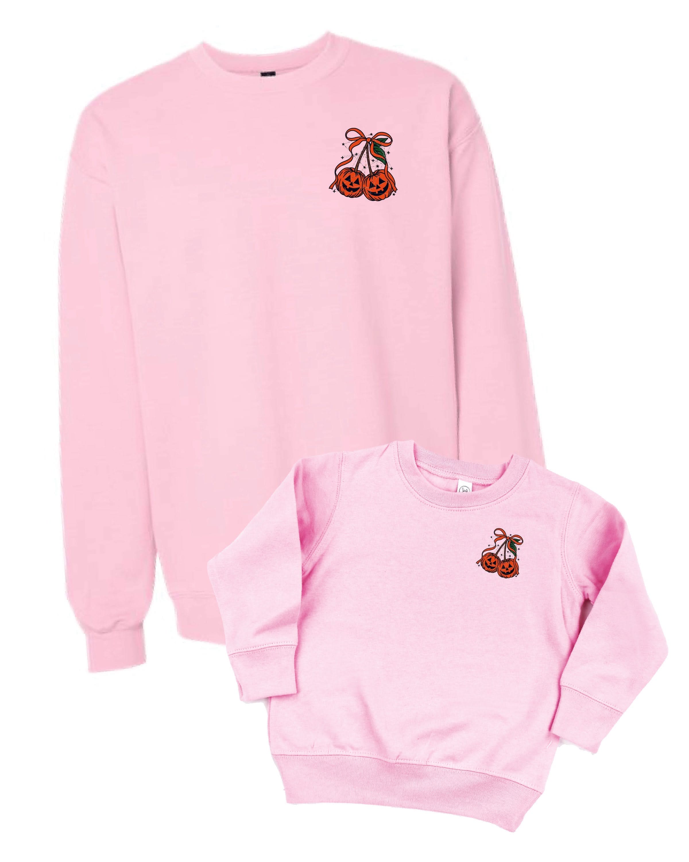 Full of Tricks and Treats - Set of 2 Basic Fleece Sweaters Little Mama Shirt Shop