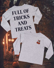 Full of Tricks and Treats - Child Long Sleeve Tee Little Mama Shirt Shop