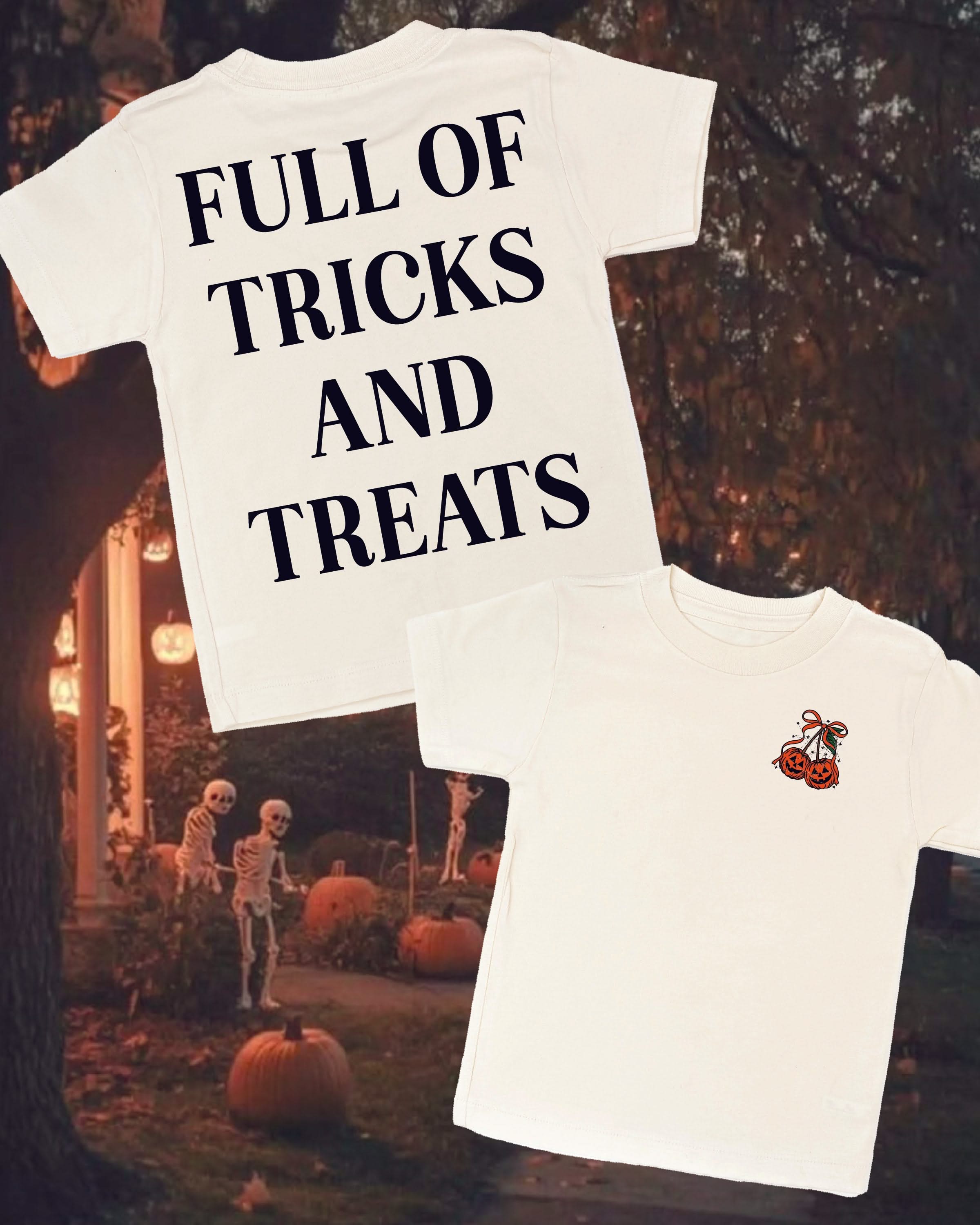 Full of Tricks and Treats - Child Tee Little Mama Shirt Shop