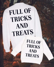 Full of Tricks and Treats - Set of 2 Basic Fleece Sweaters Little Mama Shirt Shop