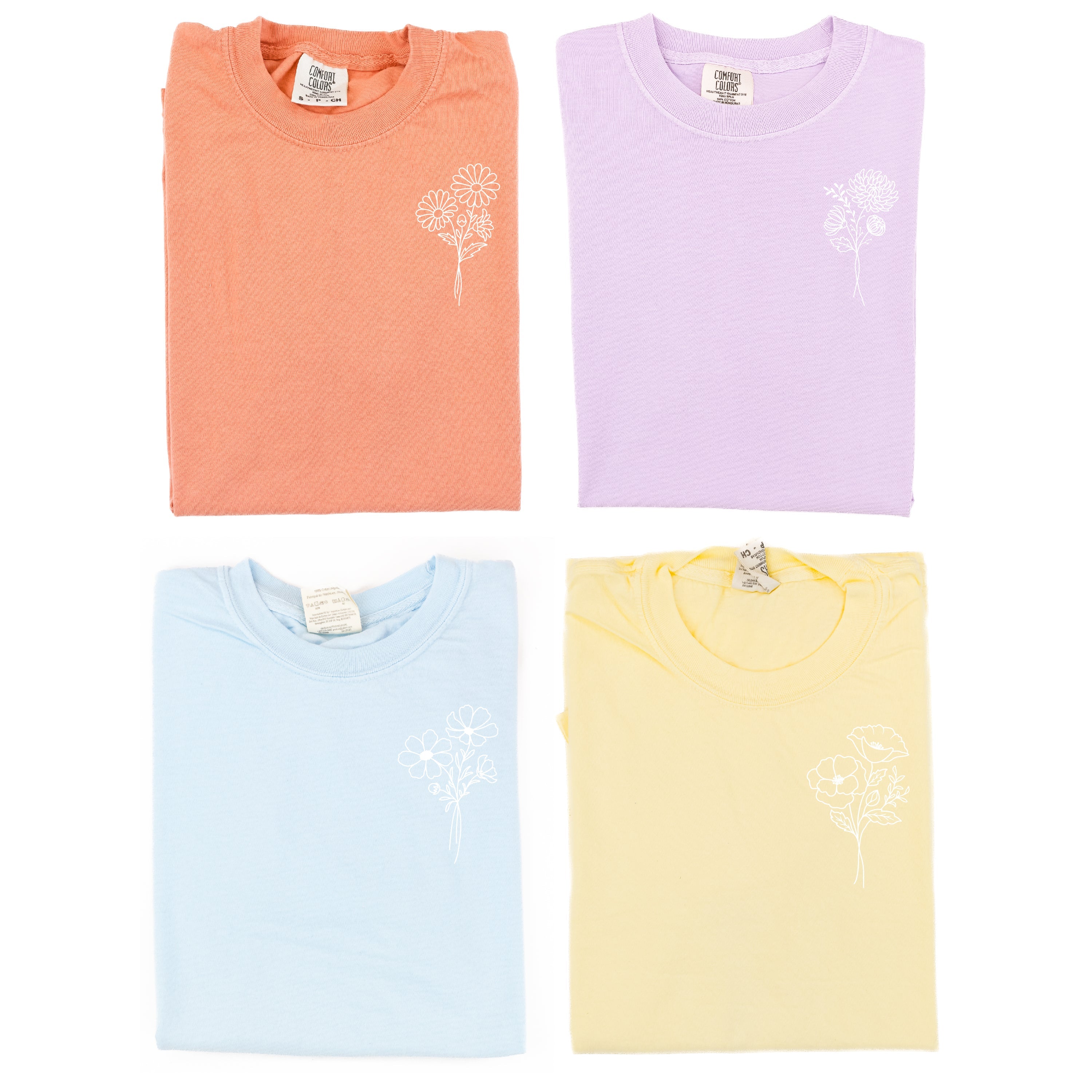  White Thread - SHORT SLEEVE COMFORT COLORS Little Mama Shirt Shop LLC