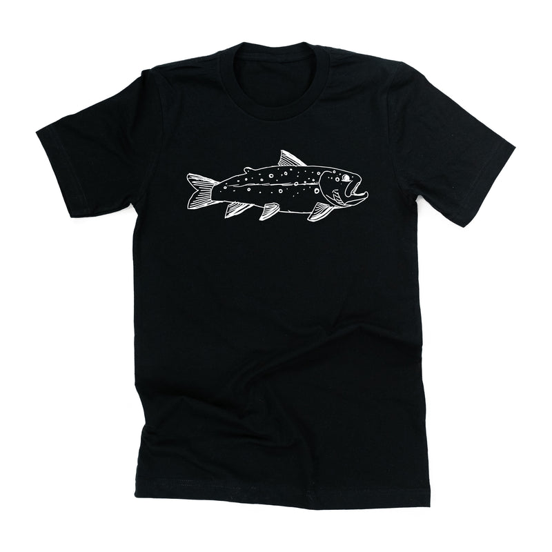 Hand Drawn Brook Trout - Unisex Tee