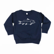 Hand Drawn Brook Trout - Child Sweater Little Mama Shirt Shop