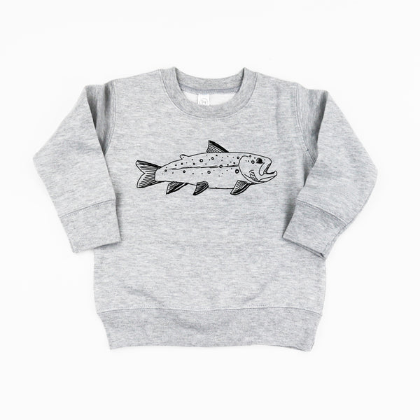 Hand Drawn Brook Trout - Child Sweater