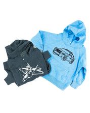 Trucks N' Things Minimalist Design - (Choose Your Vehicle) - Child Hoodie Little Mama Shirt Shop LLC