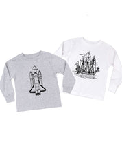 Trucks N' Things Minimalist Design - (Choose Your Vehicle) - Child Long Sleeve Tee Little Mama Shirt Shop