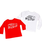 Trucks N' Things Minimalist Design - (Choose Your Vehicle) - Child Long Sleeve Tee Little Mama Shirt Shop