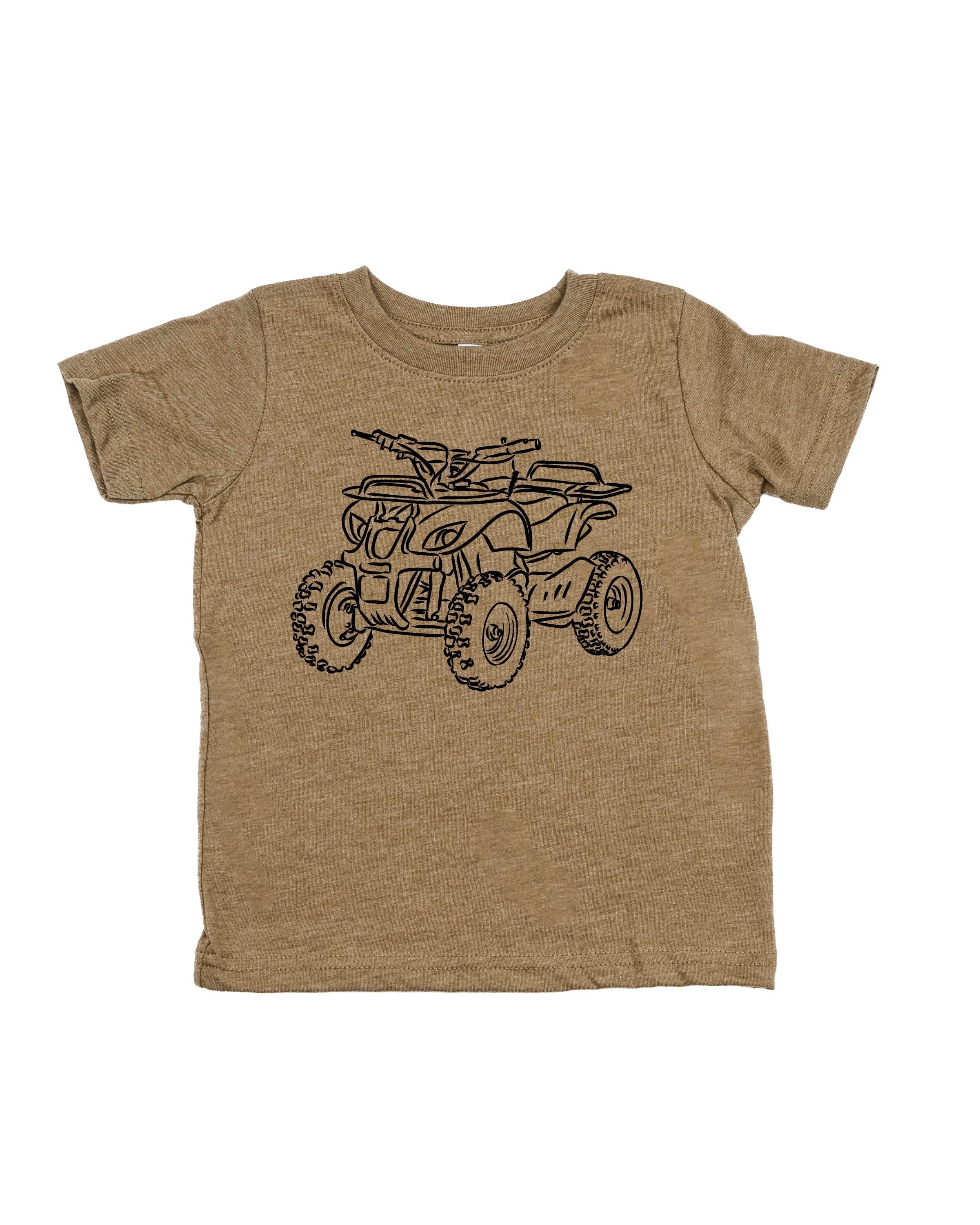 Trucks N' Things Minimalist Design - (Choose Your Vehicle) - Child Tee Little Mama Shirt Shop