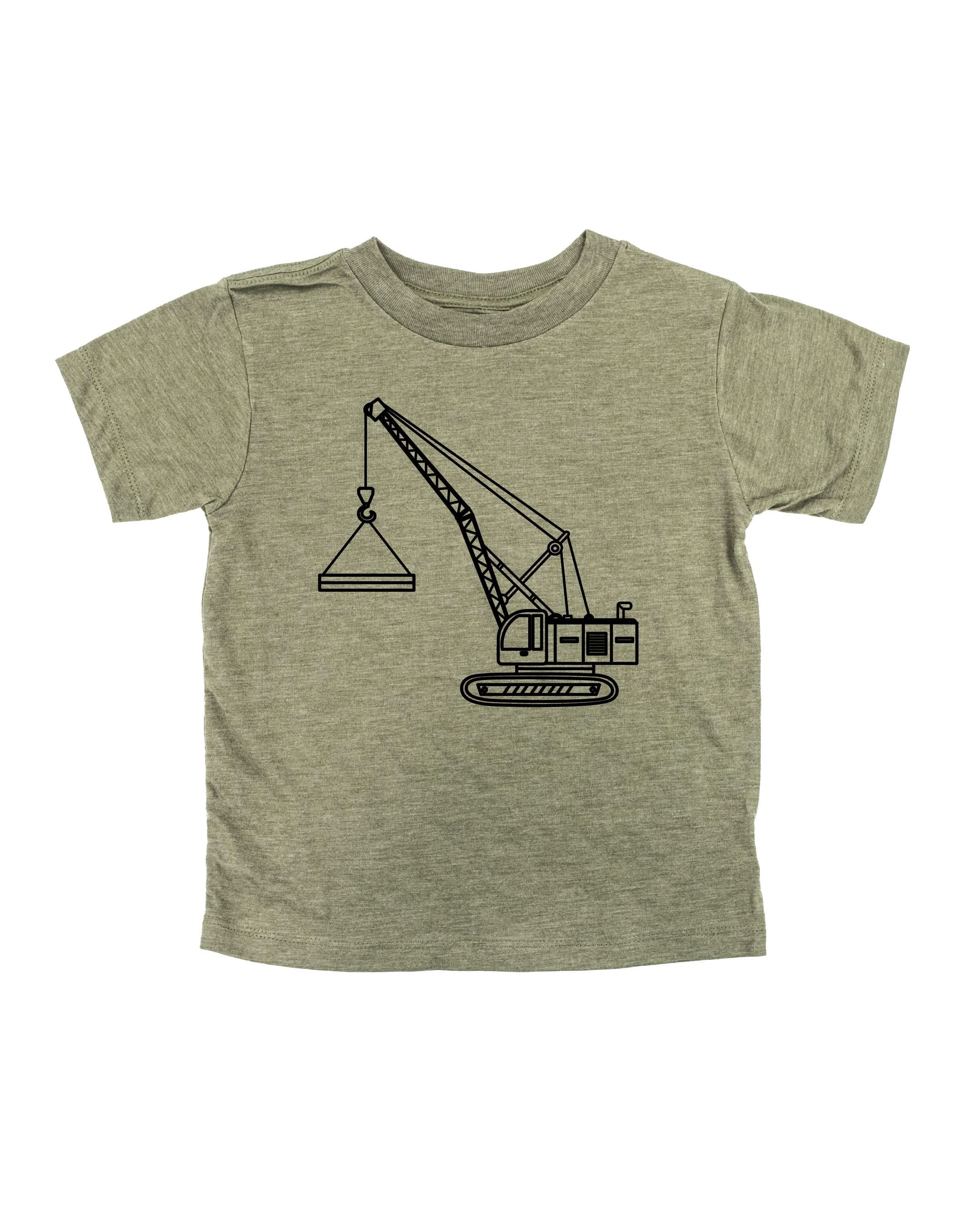 Trucks N' Things Minimalist Design - (Choose Your Vehicle) - Child Tee Little Mama Shirt Shop