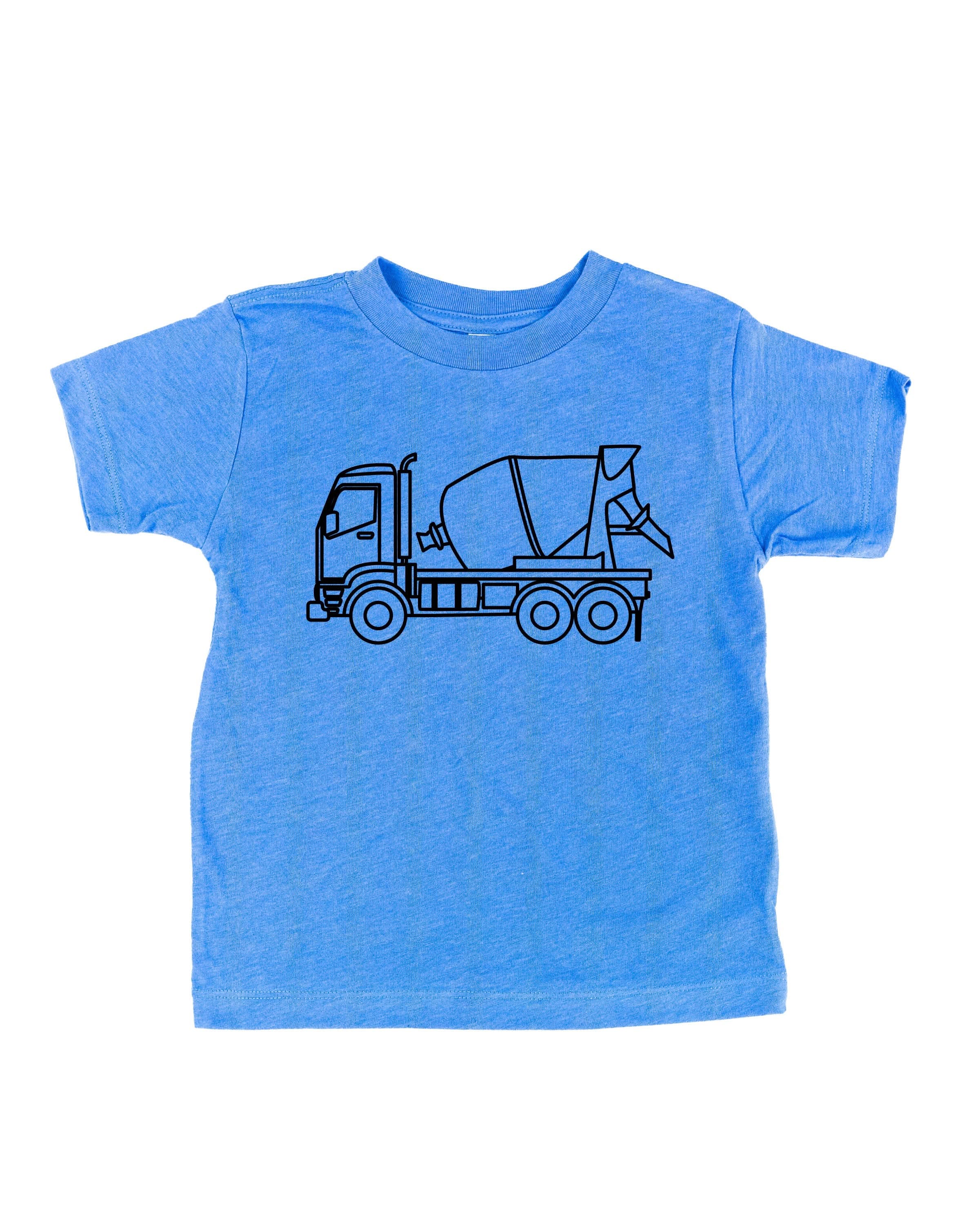 Trucks N' Things Minimalist Design - (Choose Your Vehicle) - Child Tee Little Mama Shirt Shop