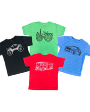 Trucks N' Things Minimalist Design - (Choose Your Vehicle) - Child Tee Little Mama Shirt Shop