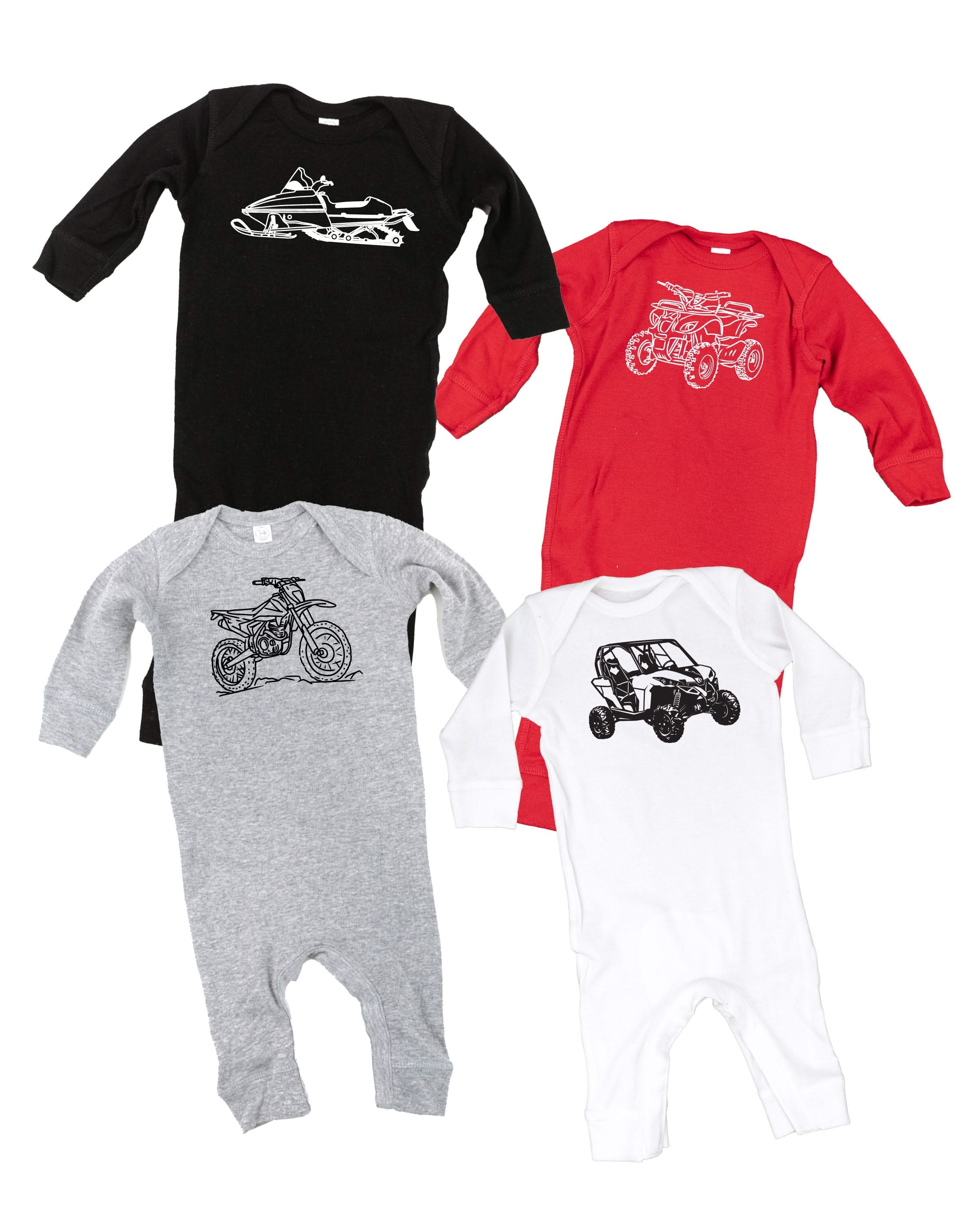 Trucks N' Things Minimalist Design - (Choose Your Vehicle) - Baby Sleeper Little Mama Shirt Shop