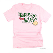 Happy Go Lucky - Unisex Tee Little Mama Shirt Shop