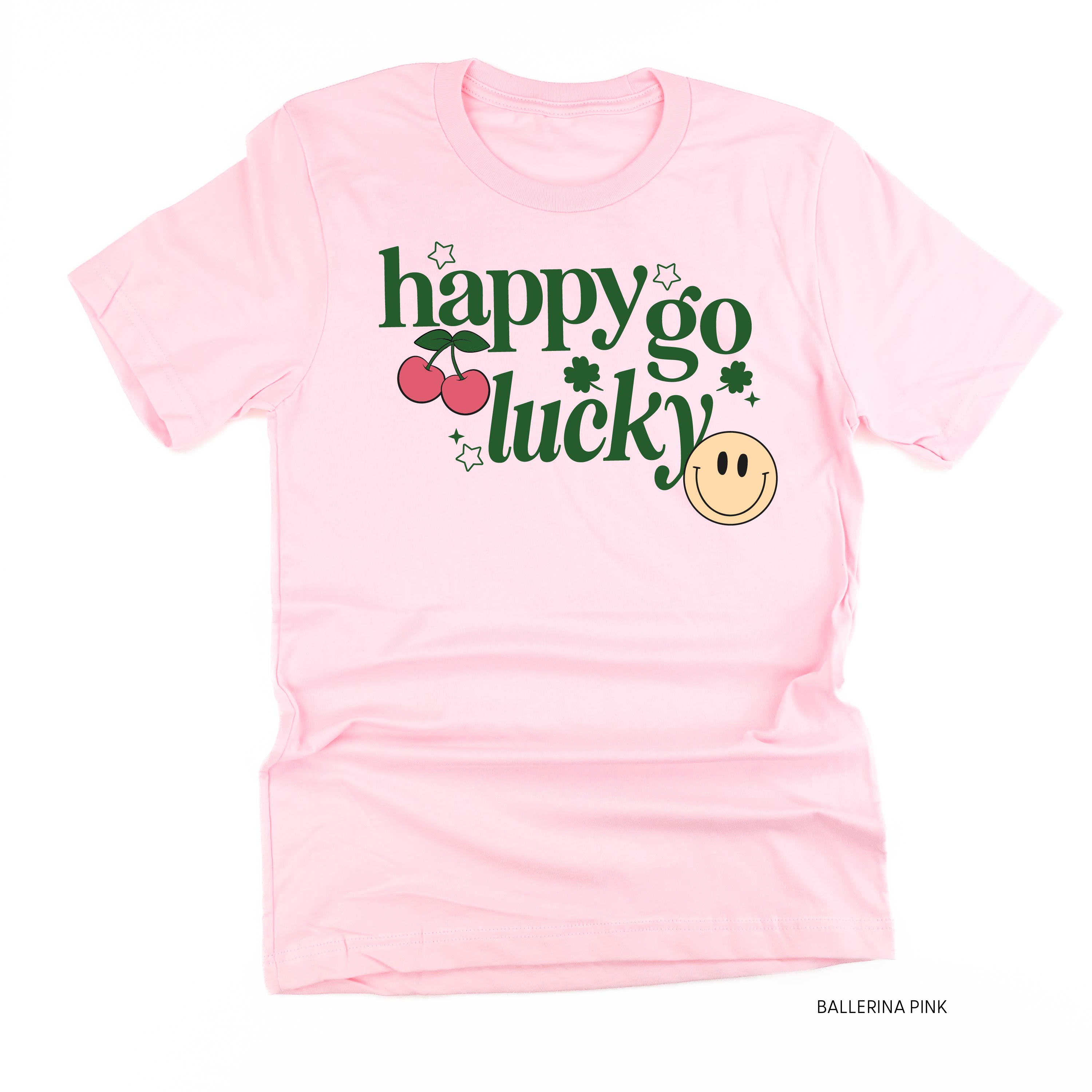 Happy Go Lucky - Unisex Tee Little Mama Shirt Shop