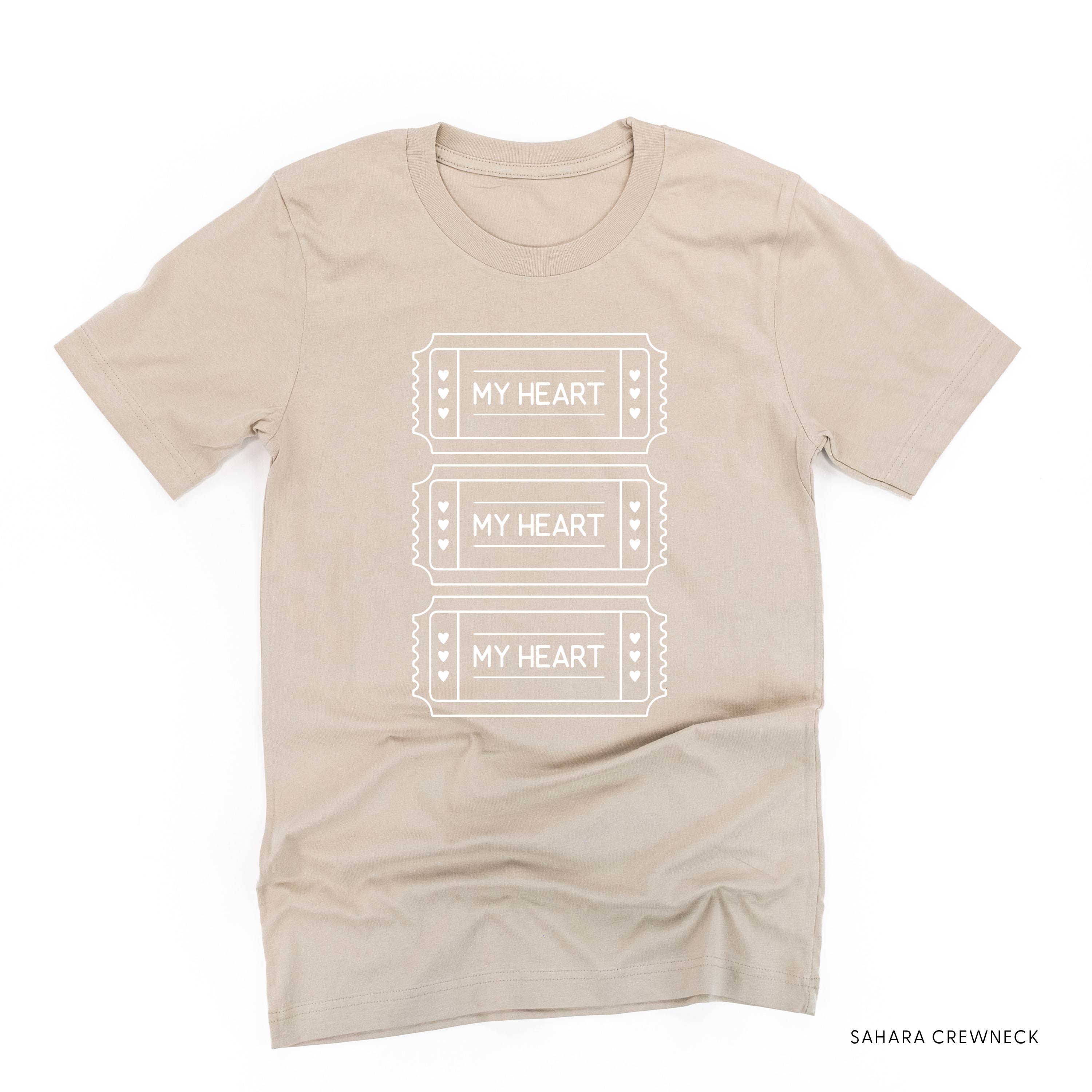 Ticket To My Heart - Unisex Tee Little Mama Shirt Shop