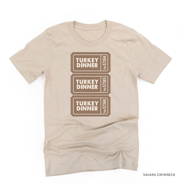 Turkey Dinner Tickets - Unisex Tee