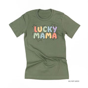 Bubble Letters & Stars Lucky Mama - Unisex Tee Little Mama Shirt Shop