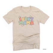 Bubble Letters & Stars Lucky Mama - Unisex Tee Little Mama Shirt Shop