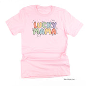 Bubble Letters & Stars Lucky Mama - Unisex Tee Little Mama Shirt Shop