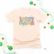 Bubble Letters & Stars Lucky Mama - Unisex Tee Little Mama Shirt Shop
