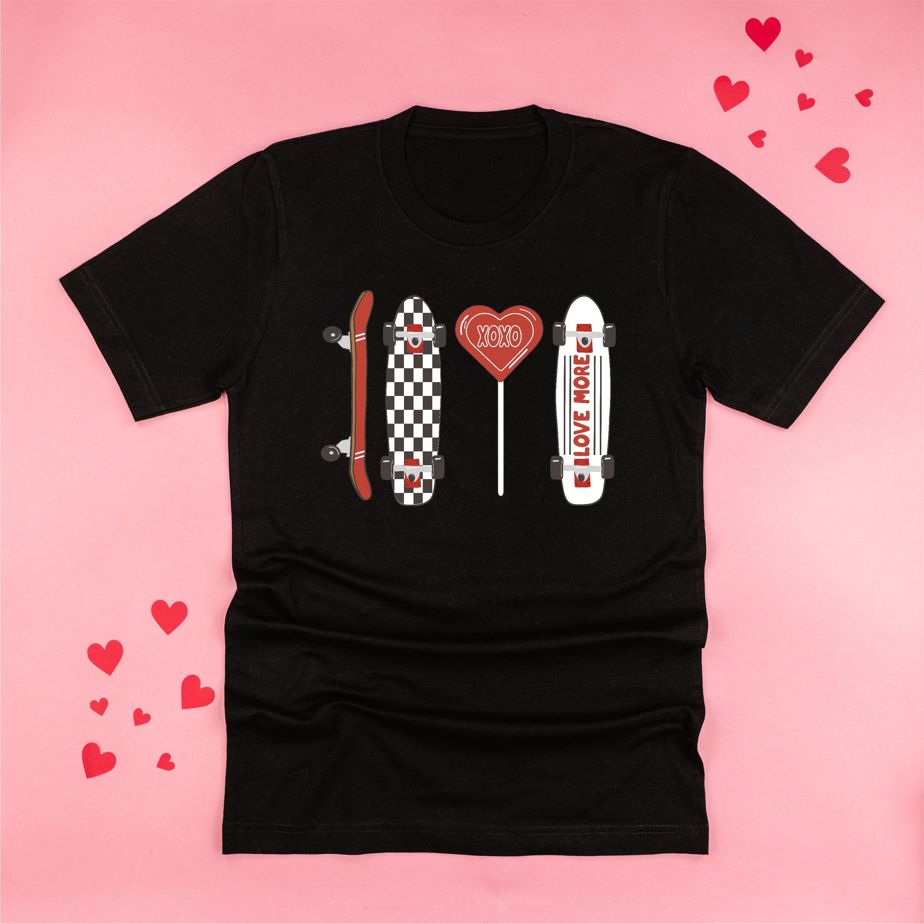 Valentine Skateboard - Unisex Tee Little Mama Shirt Shop
