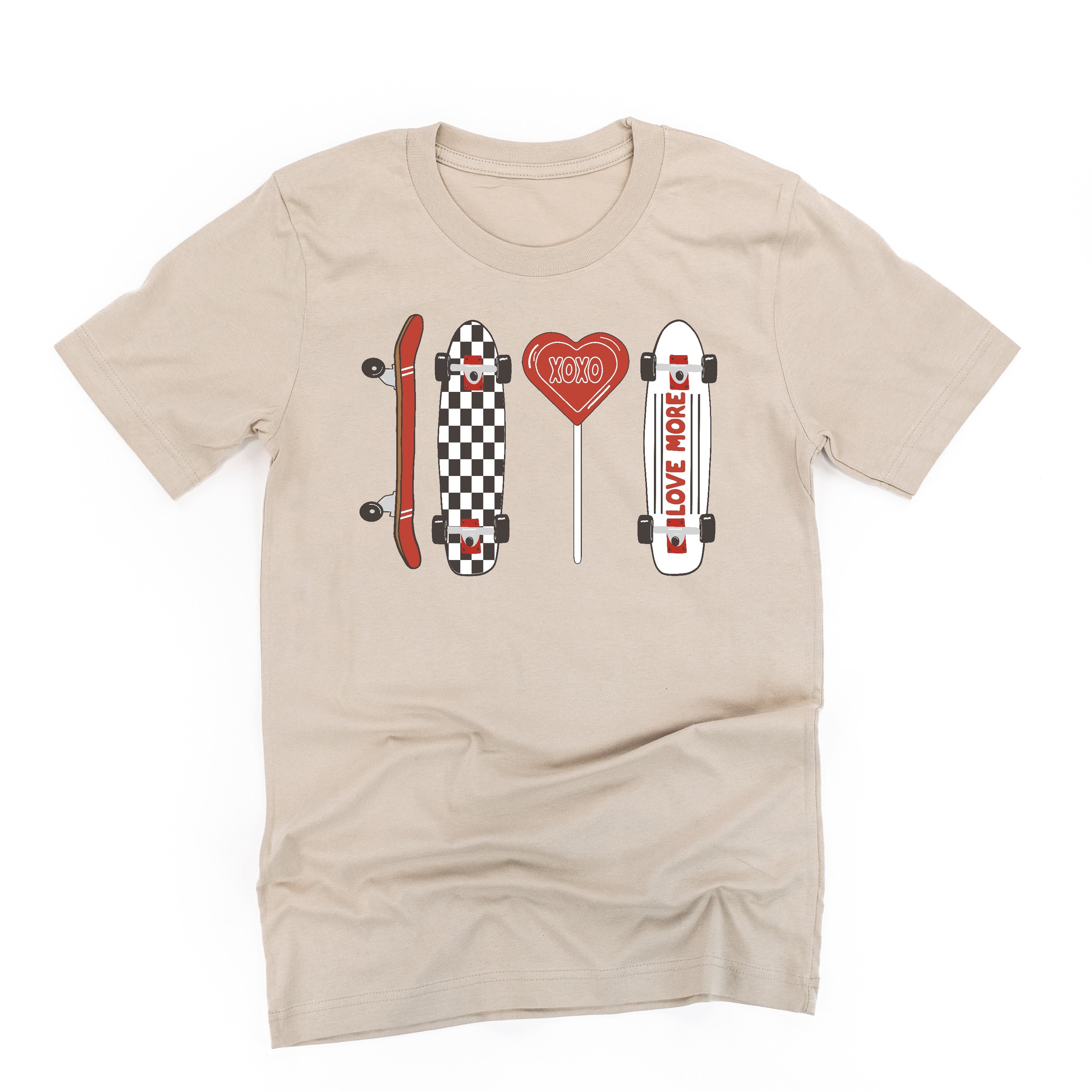 Valentine Skateboard - Unisex Tee Little Mama Shirt Shop