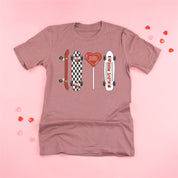 Valentine Skateboard - Unisex Tee Little Mama Shirt Shop