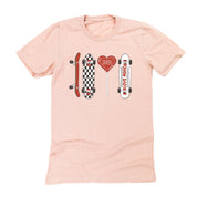 Valentine Skateboard - Unisex Tee Little Mama Shirt Shop