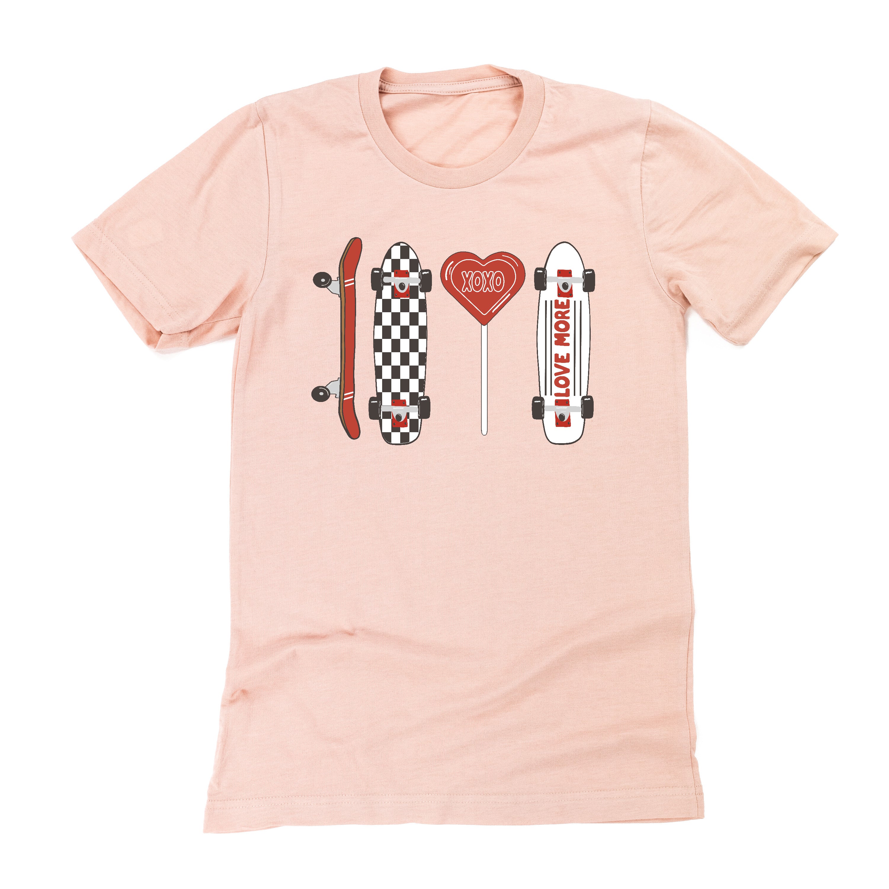 Valentine Skateboard - Unisex Tee Little Mama Shirt Shop